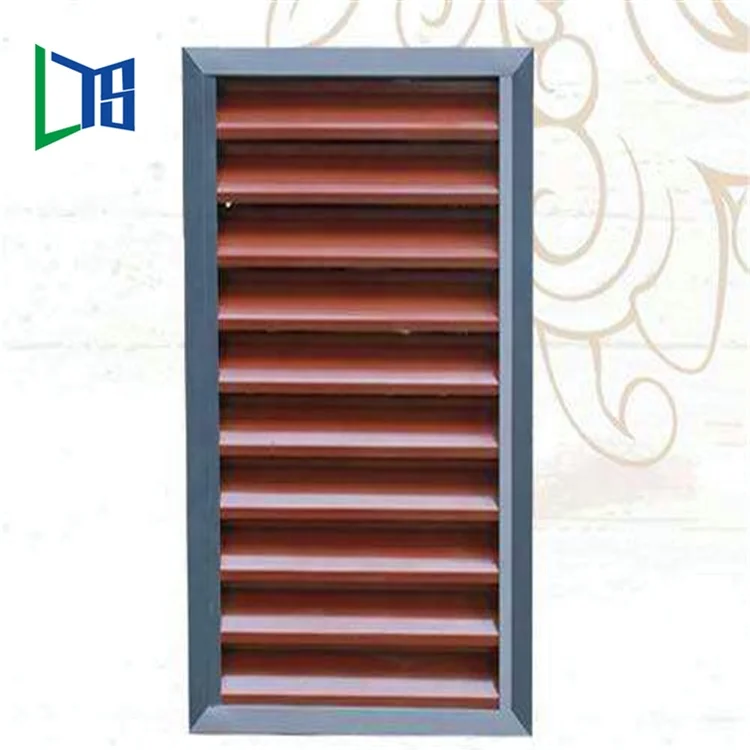aluminium exterior louvered louver door outdoor Courtyard Garden swing open shutter blinds Jalousie doors and windows