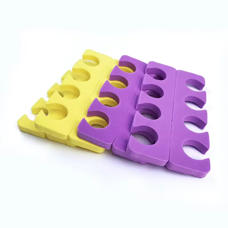 Nail Polish Divider with Double-sided Rectangle Emery Foam Art Toe Separator Finger Stretcher Beauty Type