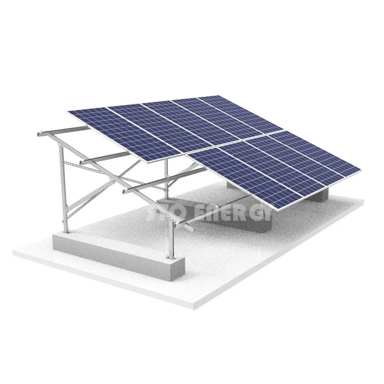 1MW Large-scale steel Structures Framed PV Modules Solar Farm Racking System Ground Mounting Solar Panel Mount System