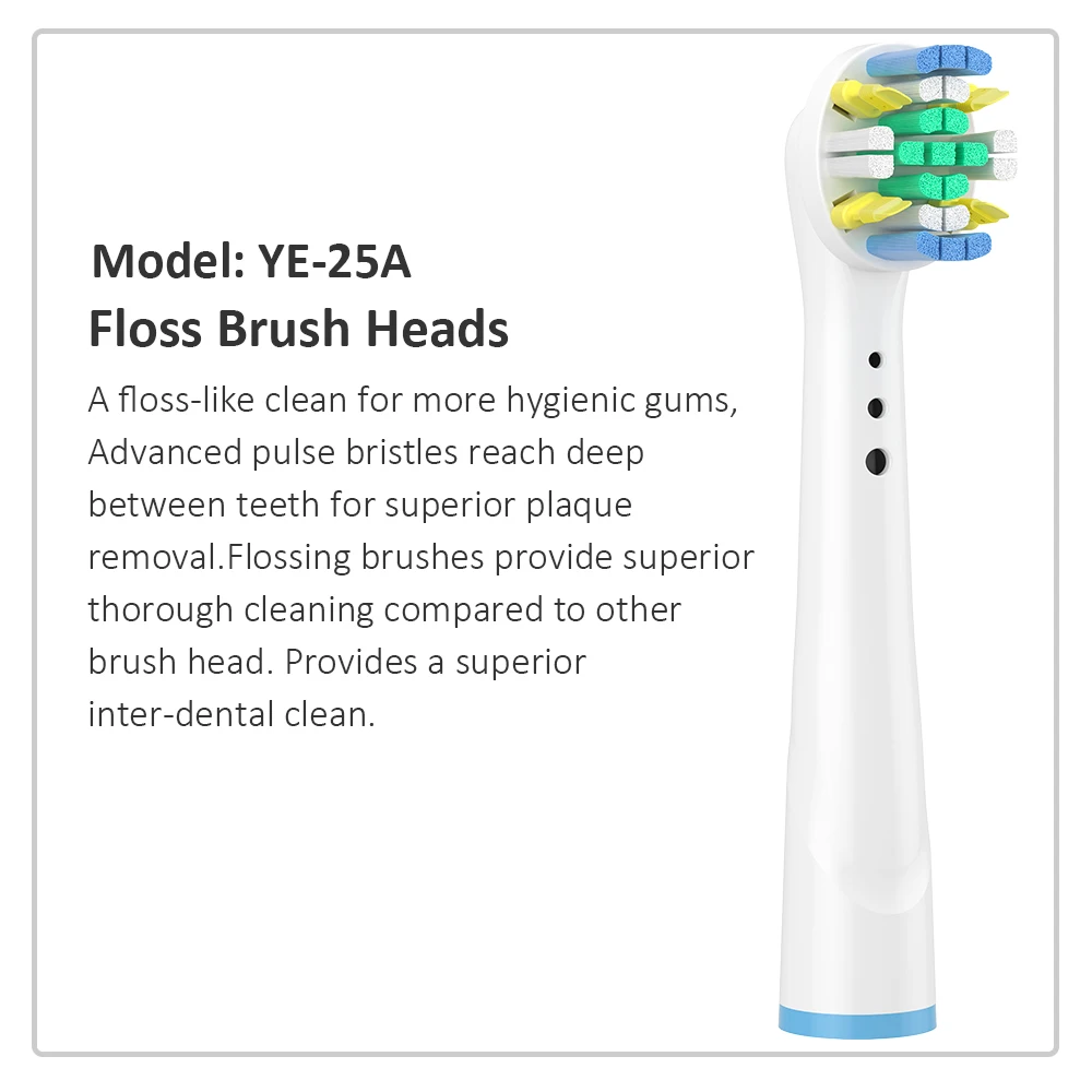 16 Packs Toothbrush Head Compatible with B raun Oral Electric Toothbrush Replacement Brush Heads for Pro 1000 2000 500 300 Smart