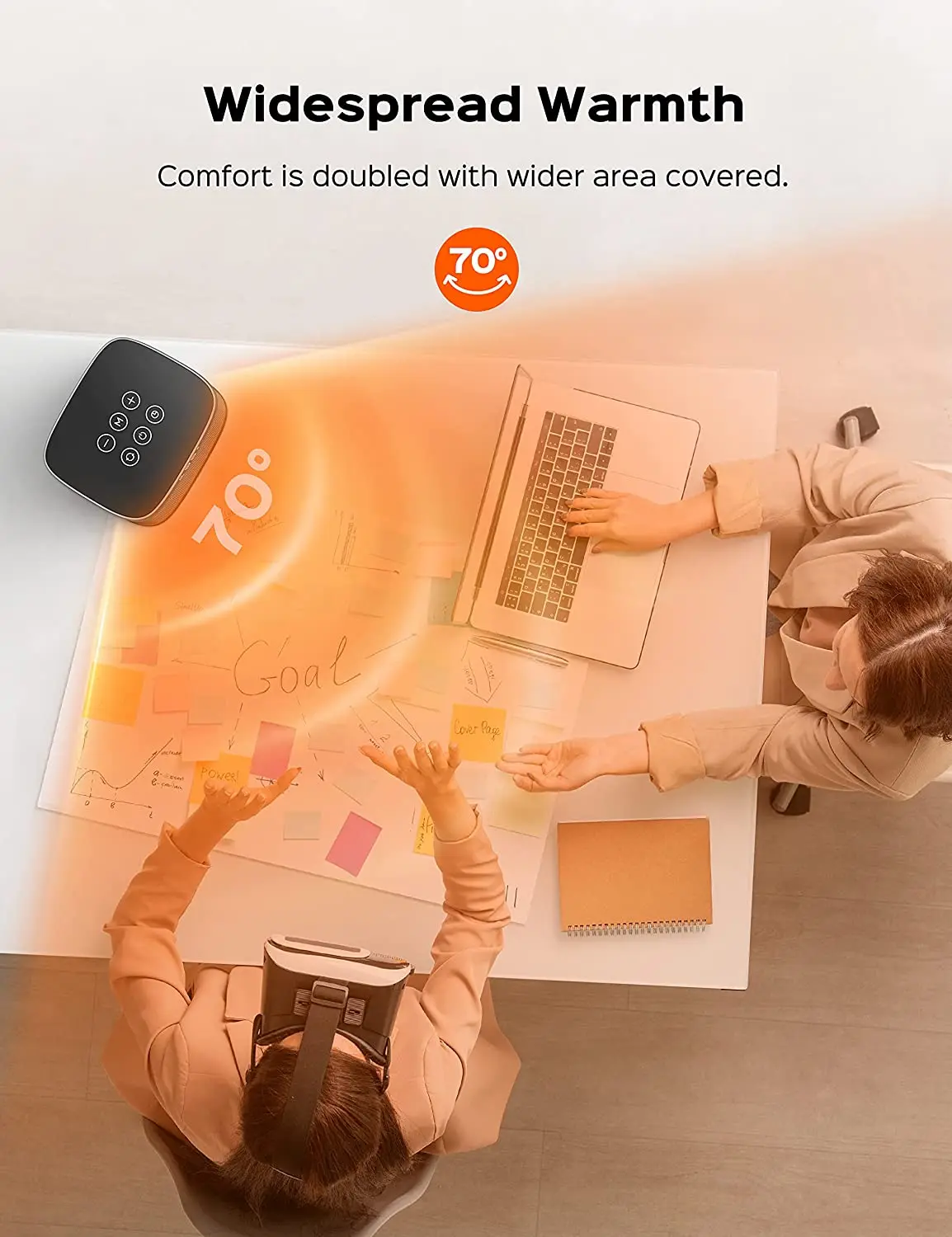 Portable Small Winter Warm Indoor Room Desktop Space Fan Electric Heaters For Homes