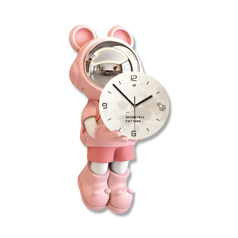 home decoration decorative cuckoo custom logo customized art beautiful china large luxury metal decor big wall clock