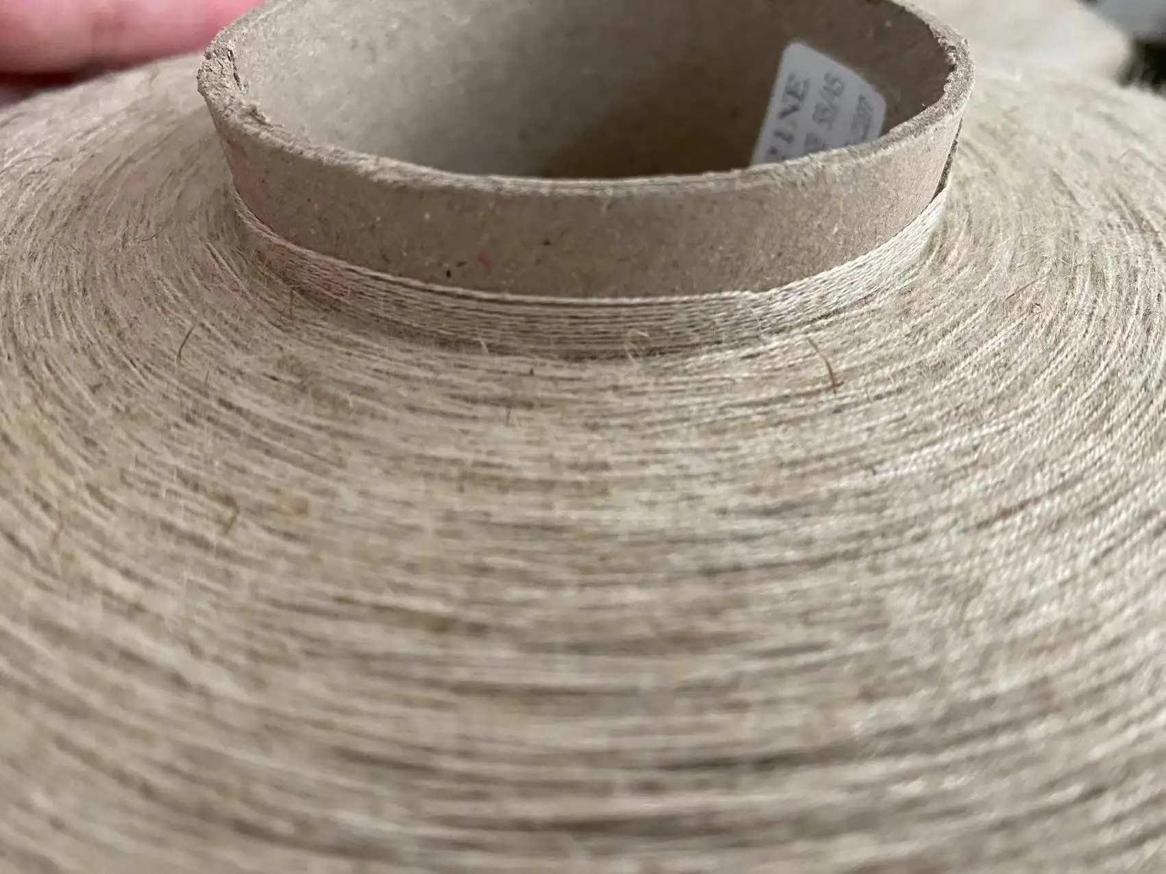 Лидер продаж льняная пряжа NE21/2 лен/вискоза 55/45 для вязания