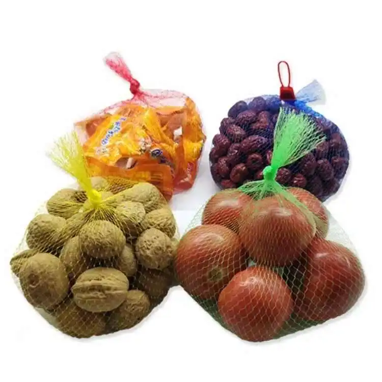 Best Selling use for packing vegetable and fruit mesh bag /net bag