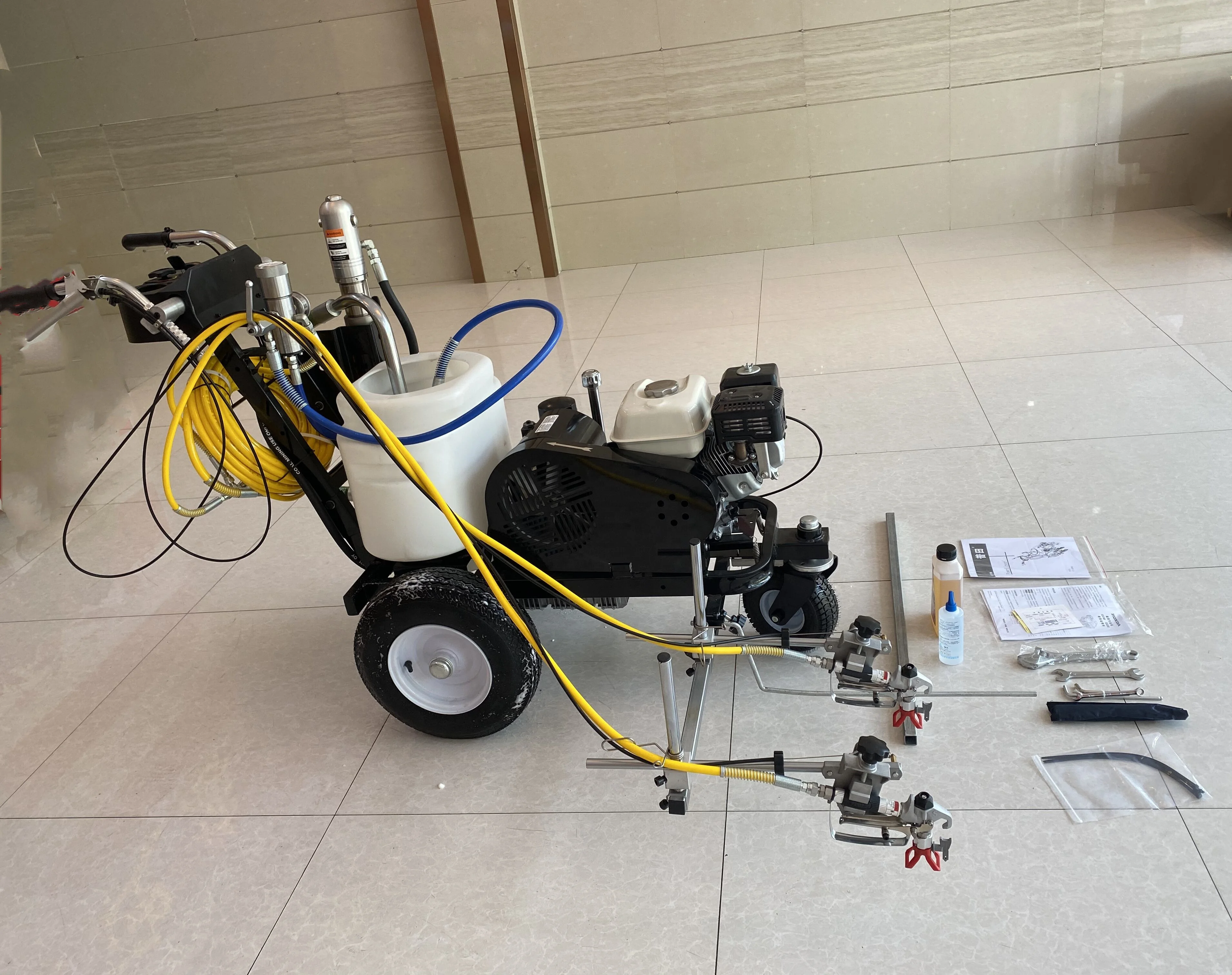 Superior Quality Driving Type Cold Paint Road Marking Line Machine
