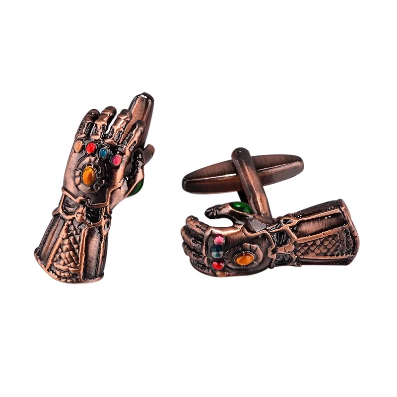 SAVOYSHI Novelty Cufflinks for Mens Suit Shirt Cuff High quality Red Copper Cuff links Brand Male Jewelry Gift