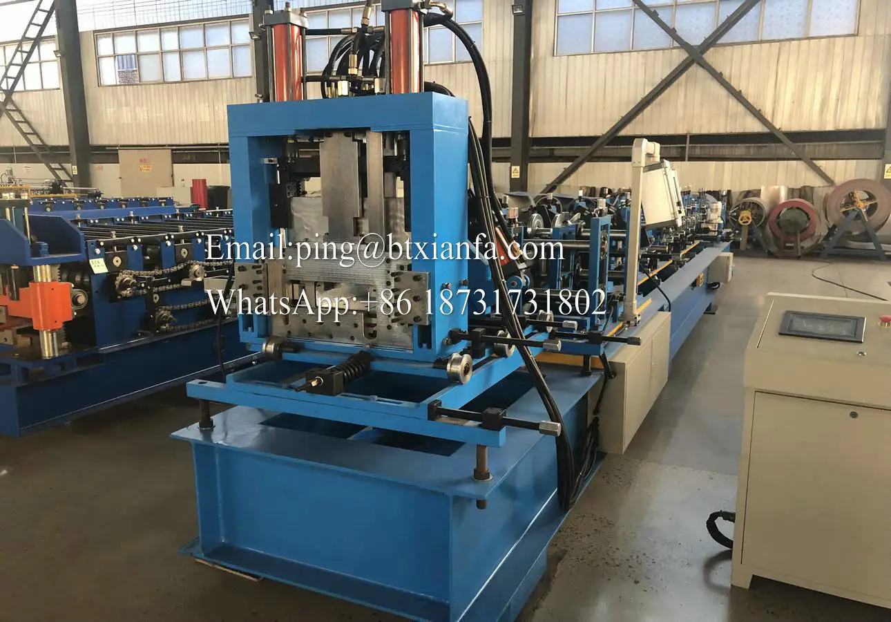 Оцинкованная металлическая конструкция, тип углового железа CZ, машина для холодной формовки рулонов, поставщик из Китая