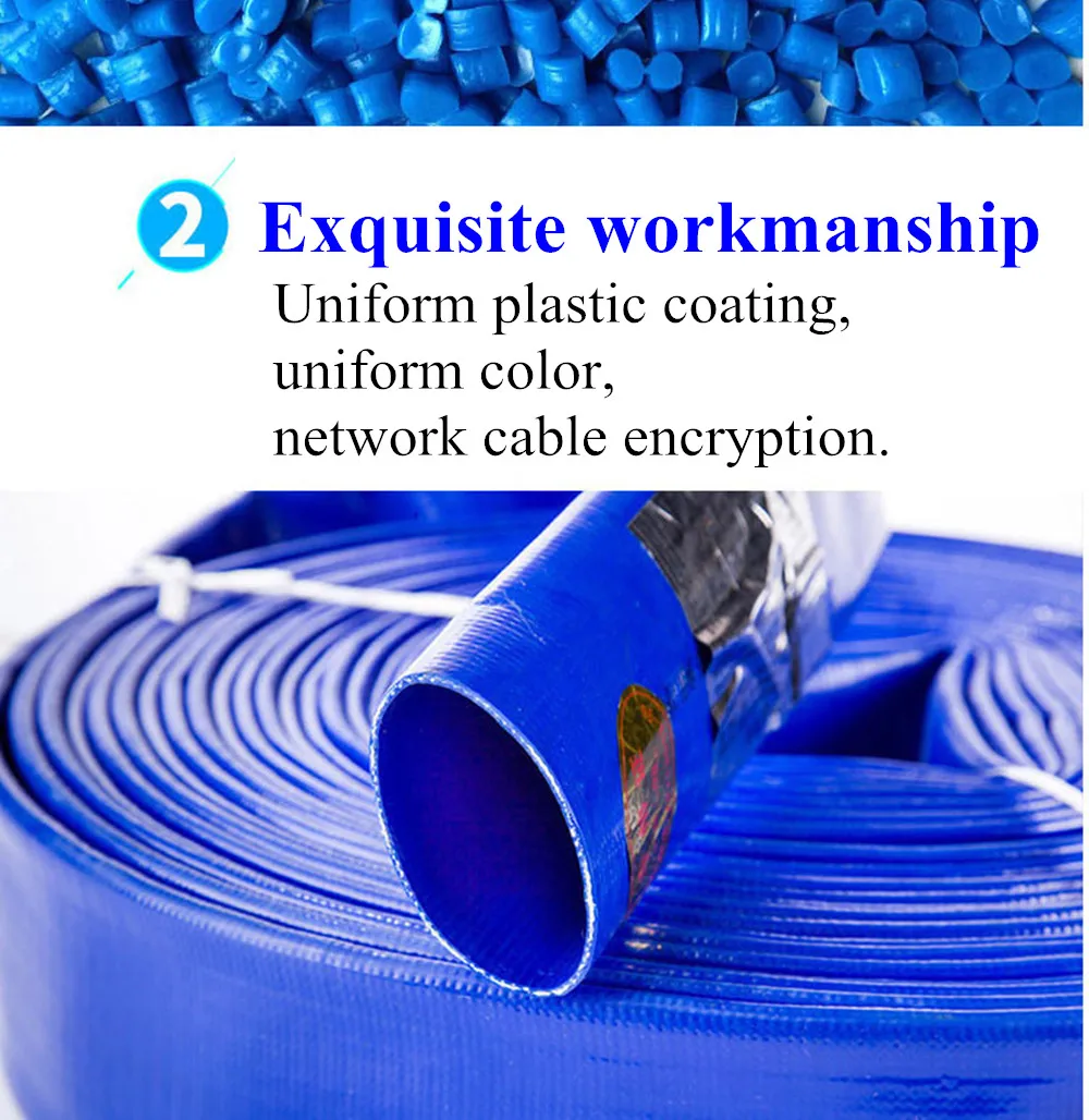 6 дюймов 8 дюймов 12 дюймов гибкий ПВХ 10 бар водяной насос ирригационный плоский разрядный шланг Труба