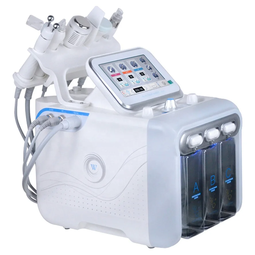 
6 In 1 Hidro Hydrodermabrasion Hydra Dermabrasie Facial Portable Aquafacial Hydro-dermabrasion Hydro Oxy Spa Machine With Oxygen 