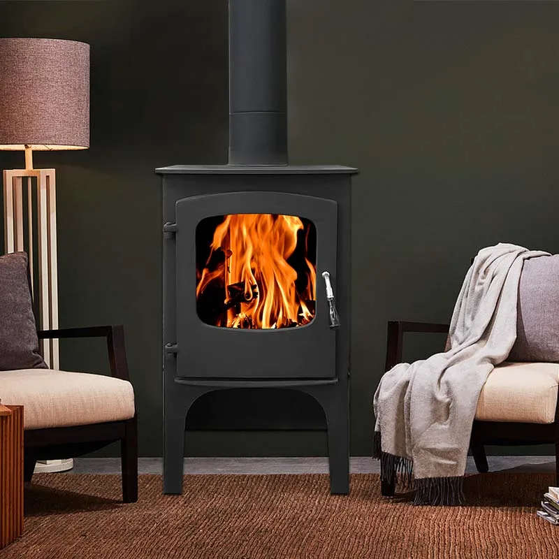 2024 Factory direct sale wood burning stove indoor heating and cooking stove firewood fireplace