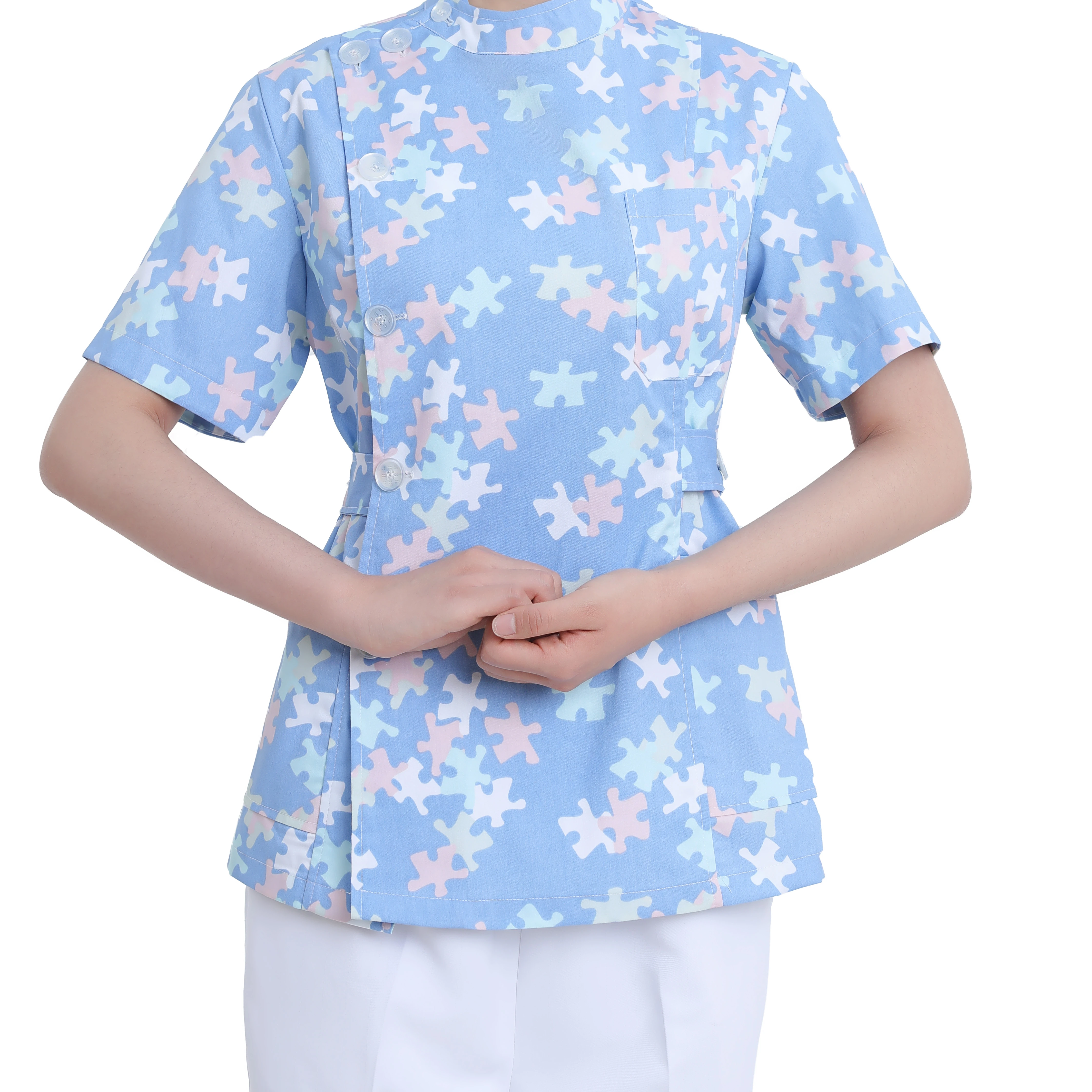 Medical Uniform Women Scrub Set Scrubs Nursing Health Service Womens Uniforms Medical Scrubs Wholesale