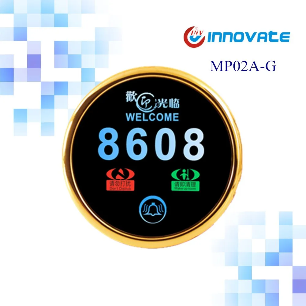 Round Hotel Room Bell,DND,Check- In Function Number Signs