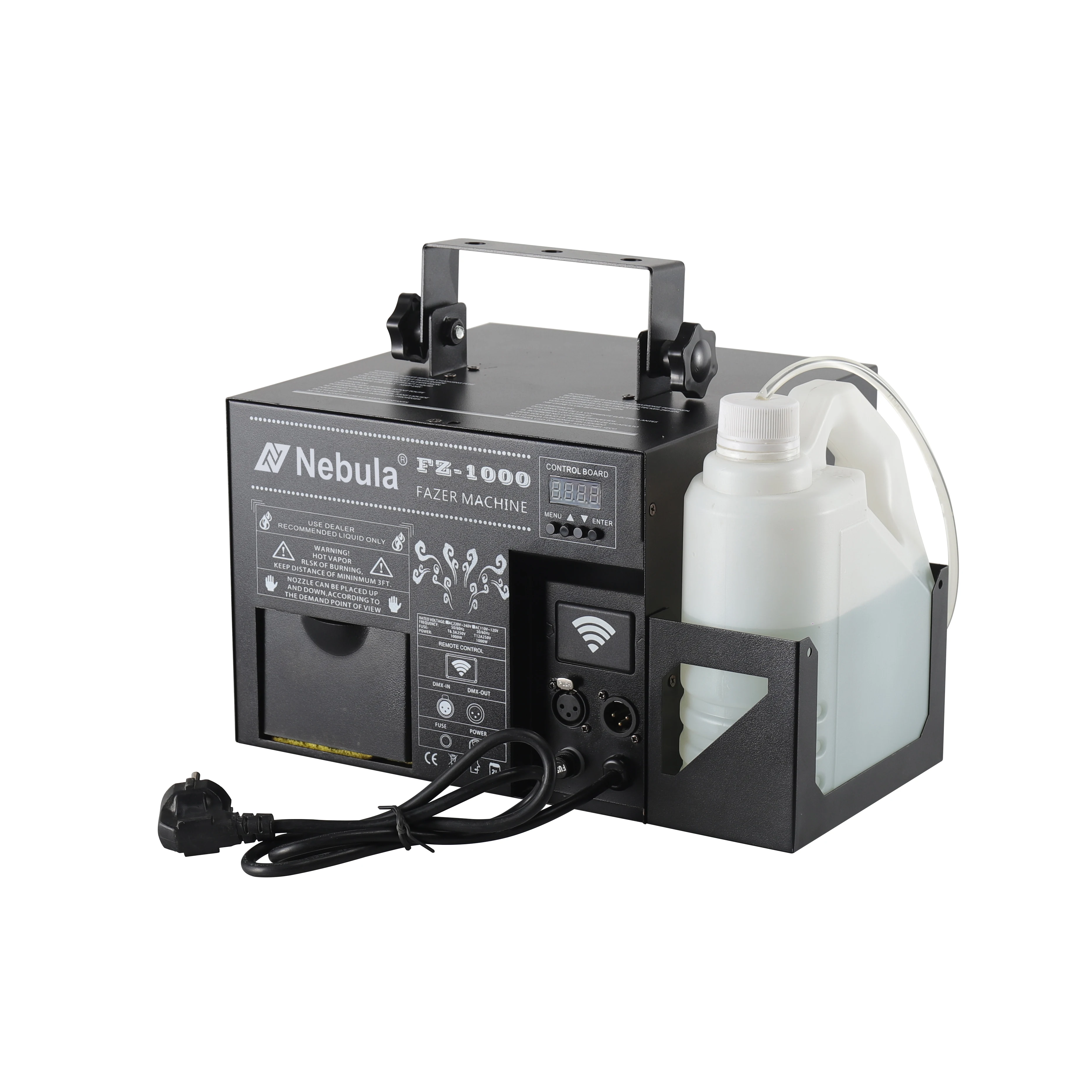 Nebula fazer FZ-1000 model combines flight case optional designed dry and fine smoke no reside  hazer fog machine for stage