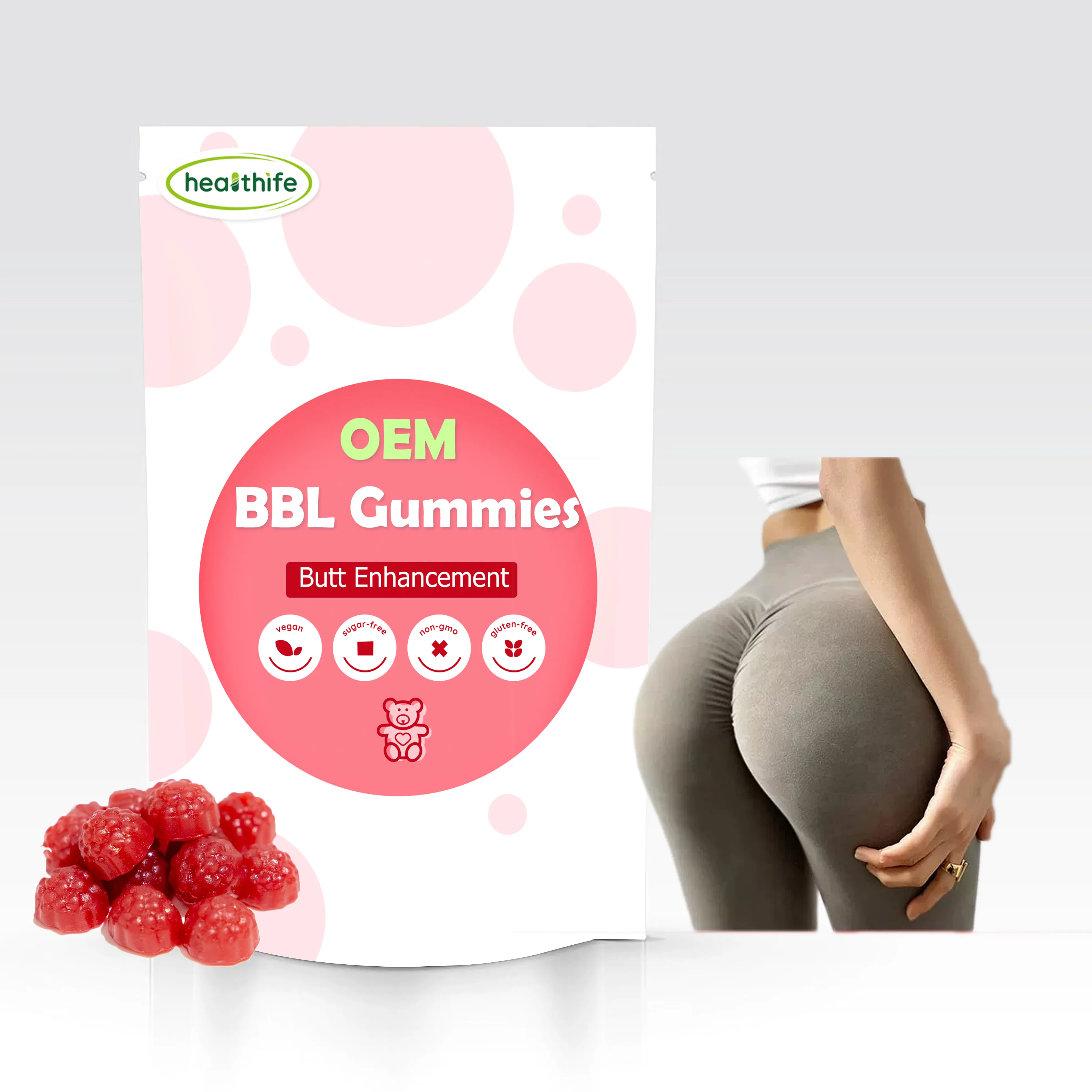 Breast/Butt Enlargement with Fenugreek Maca Dong Quai BBL Gummies