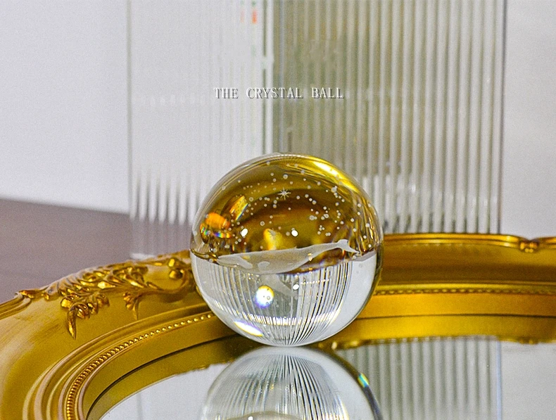 Best Selling Free 3d Etched 40mm Clear Acrylic Crystal Ball