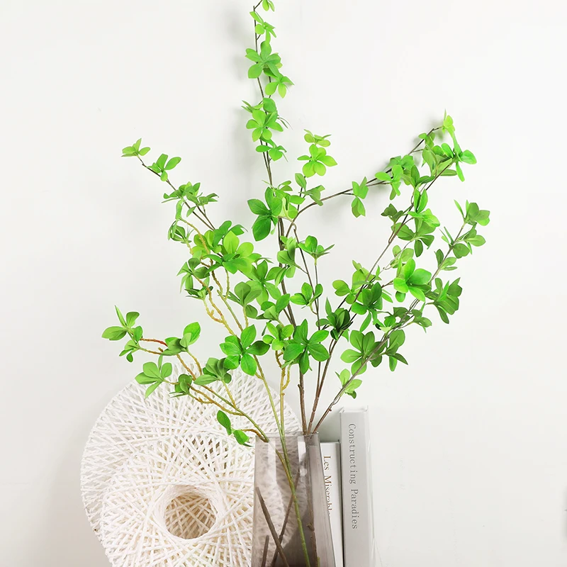 ZhiXia Wholesale Artificial Round Branch Enkianthus perulatus Japanese Leaves Greenery HomeTable Decoration