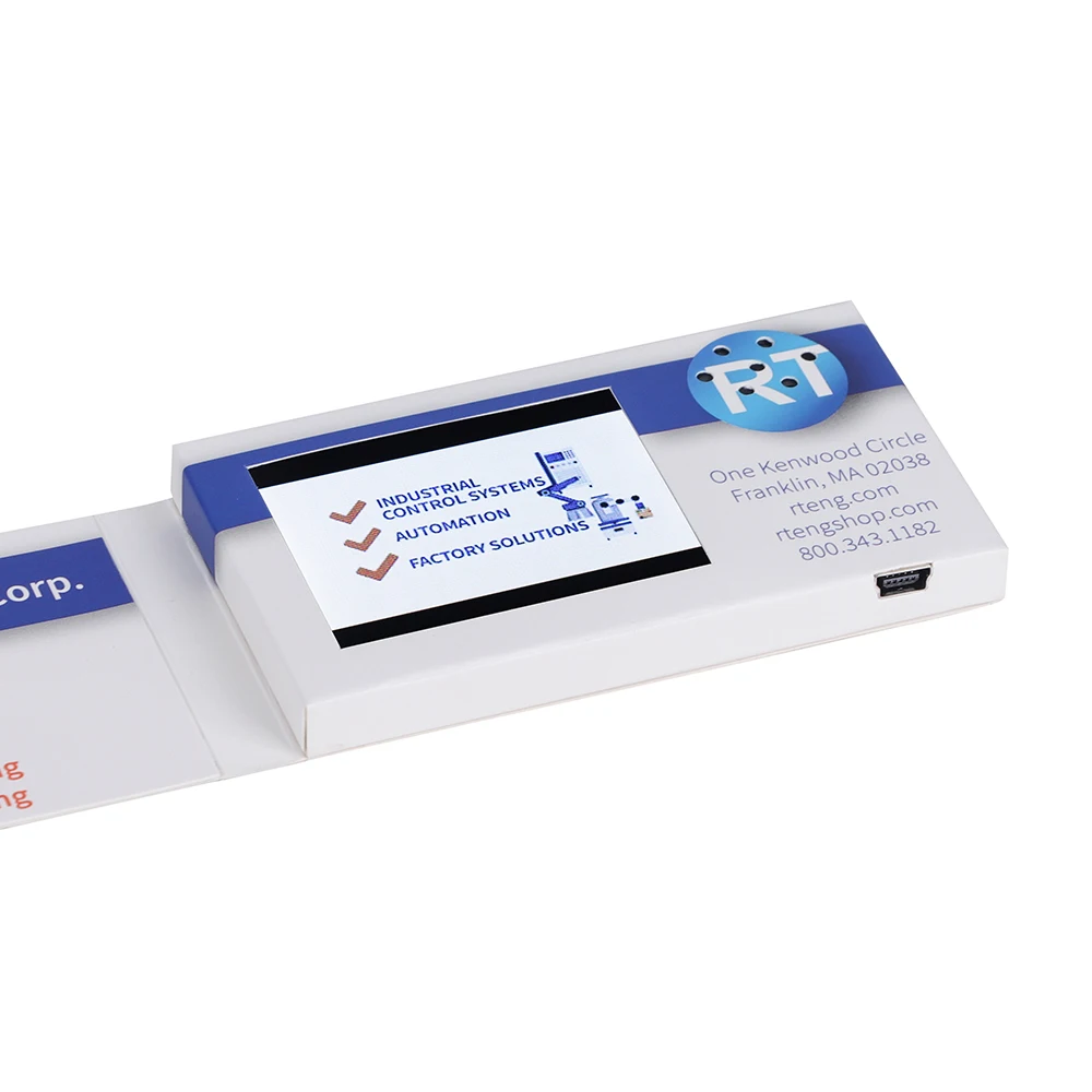 
2.4 inch mini digital Lcd Video brochure of advertising invitation 