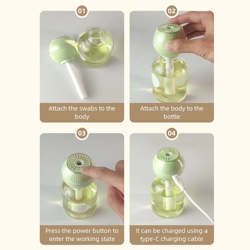 USB Installable Car USB Ultrasonic Small Innovation Air Perfume Diffuser with Aroma Scent Travel Fragrance Machine