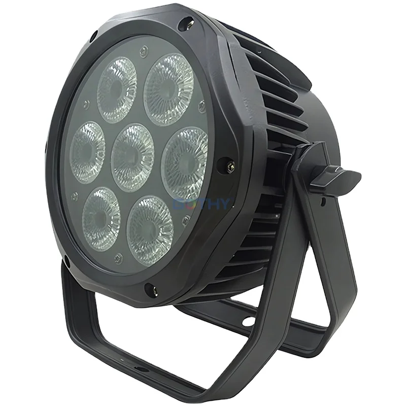 Waterproof LED Par mini 7x12W RGBW Light Outdoor IP65 effect 7pcs rgbw 4-in-1 par led light for stage