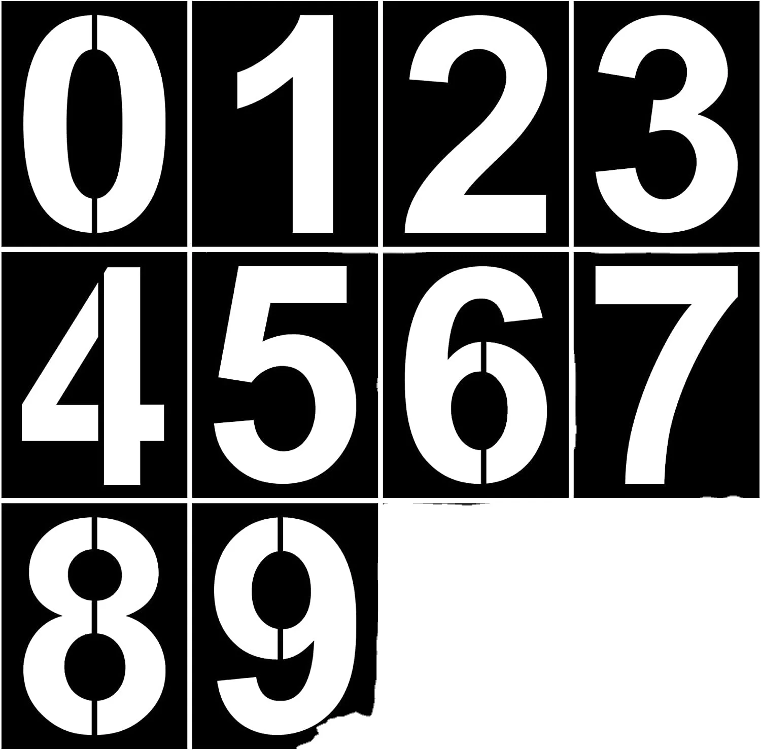 Letter Number Stencil Symbol Stencil Set, Plastic Alphabet Painting Templates Interlocking Stencil Kit for Painting on Wall Home