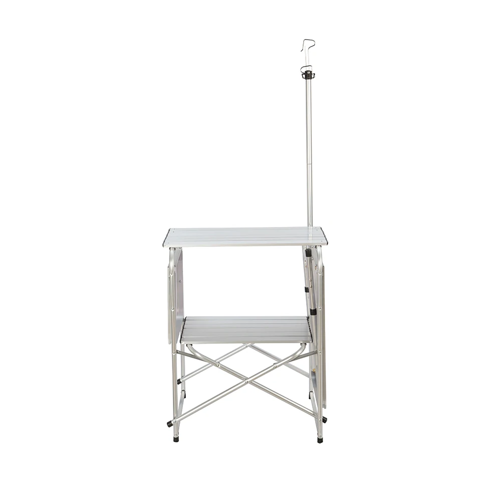 Outdoor Korean portable aluminum kitchen folding camping cooking bbq table