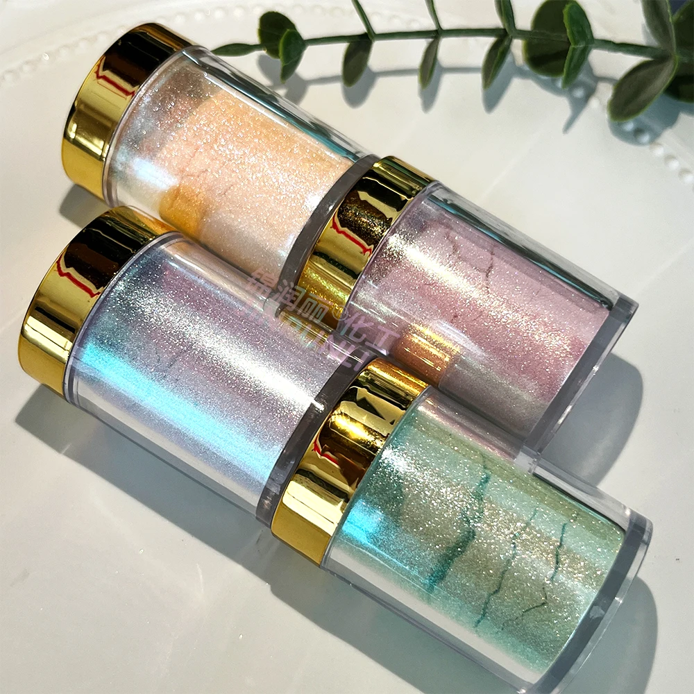 JINRUNLI Higlighter optical varible chameleon Powder Pigments Customized Logo