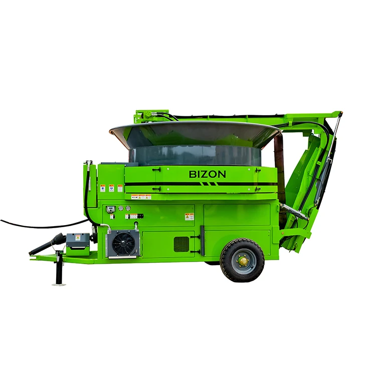 2022 High production efficiency big size hay tub grinders round straw bale mill processors