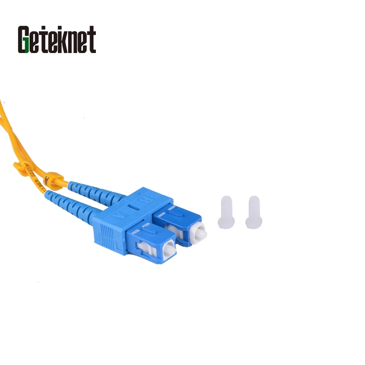 Geteket SM patch cord  Duplex SC To ST 1M 2.0mm fiber jumper  optic Patch Cord Jumper G652D fiber patch cord