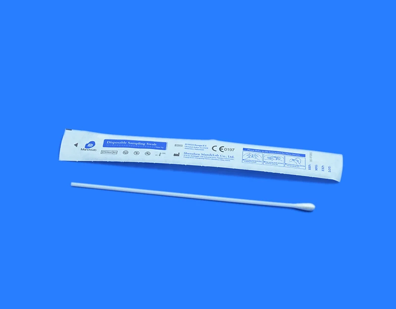 Sterial Swab Viscose Tip Cell VirusMicrobe Sampling Swab Applicator  Disposable Sampling Swab PS Stick Clinical Diagnostics PCR