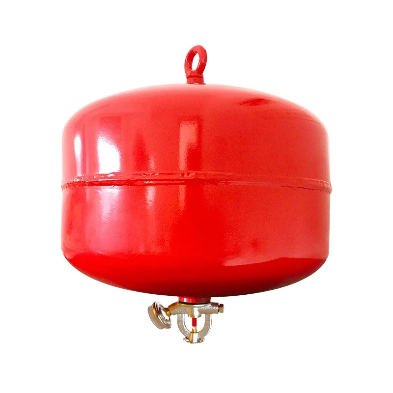 Factory price automatic red color hanging fire extinguisher dry powder for fire fighting system