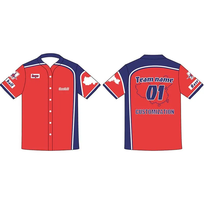 Best Selling Polyester Baseball Jersey  New Style Uniformes De Softball Outdoor Softball Uniform for Adults