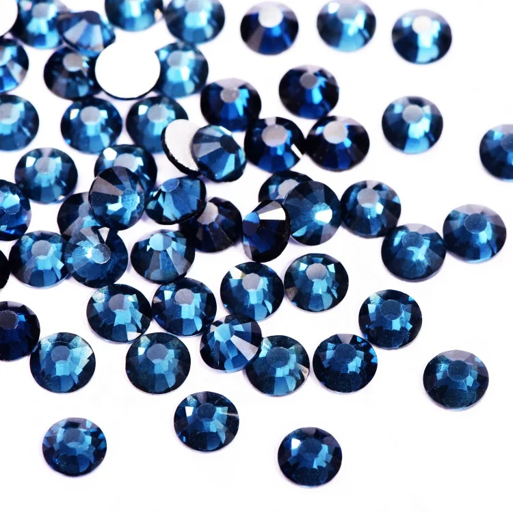 Oleeya Crystal AB Colorful Non Hotfix Rhinestone Flatback Glass Stone Nail Rhinestones Diamond For DIY Decorations SS3-SS50