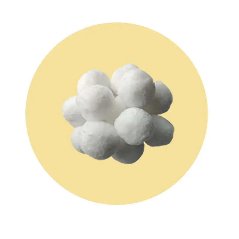 
High Efficiency Aquarium Filter Media Bio Fiber Ball For Water Treatment 