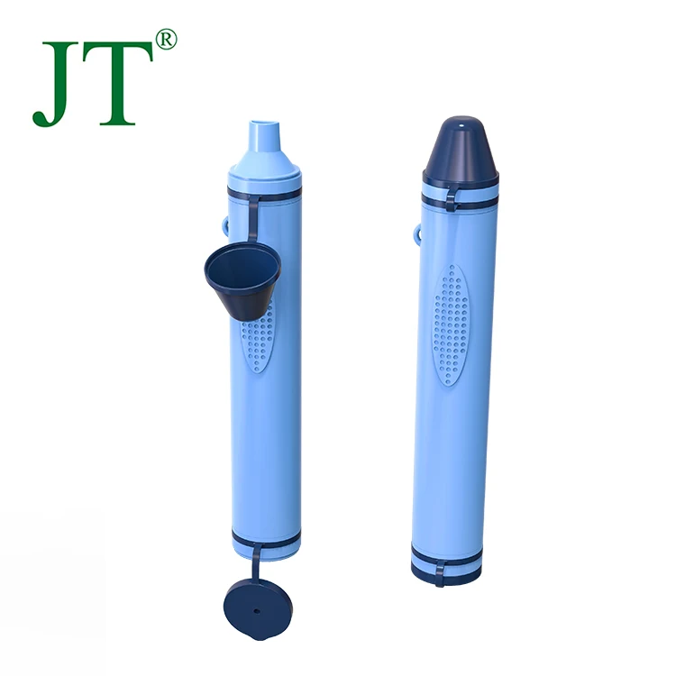 Personal Survival Portable Integrated Outdoor Hiking Camping Mini Water Purifier Filter Straw