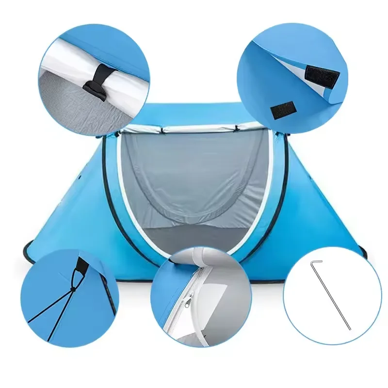 Outdoor Camping Tent Camping 2 People Automatic Quick Opening Beach Tent