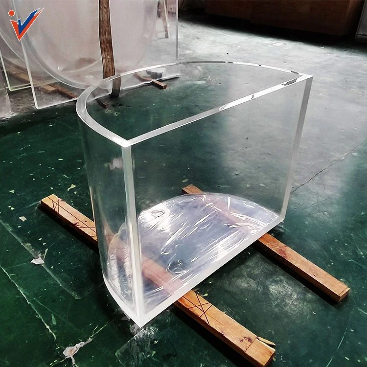 2024 Hot Selling China Manufacturers Bullet Shape Fish Tank Bullet Acrylic Aquarium & Accessories For Sale
