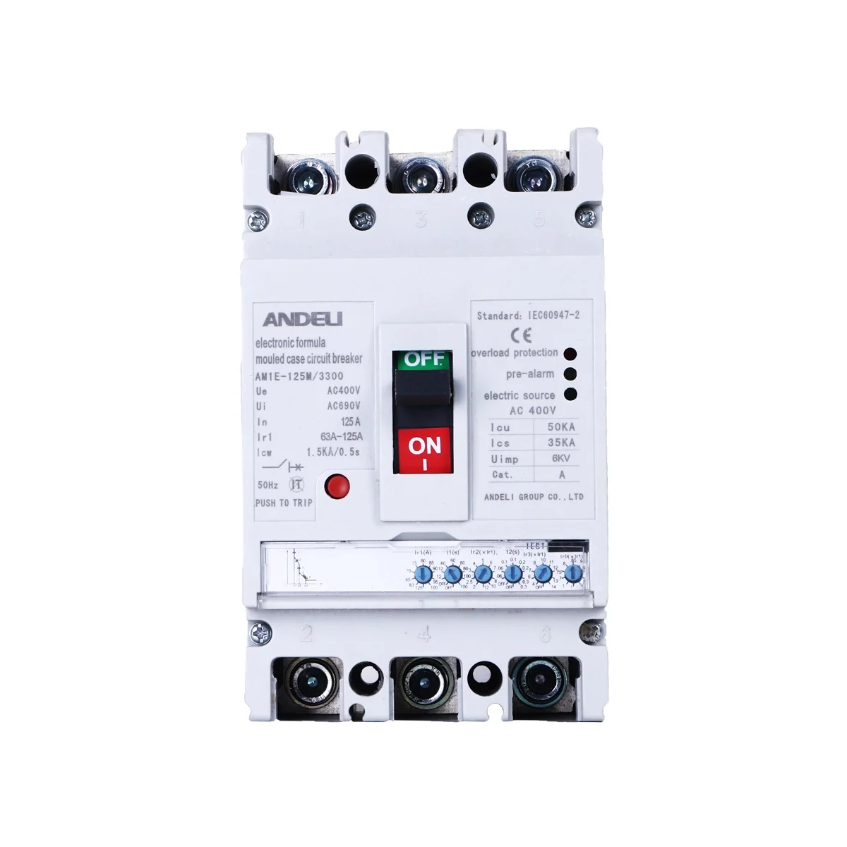  ANDELI AM1E-125/3300 32A 125A 16 20 25 32 40 50 60 70 80 90 100 125 amp home power автоматический