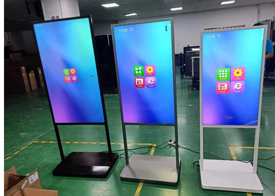 Intelligent Split Screen 43 50 55 inch 4K HD Ultra Thin Lcd Monitor Advertising Store Window Advertising Led Display Poster