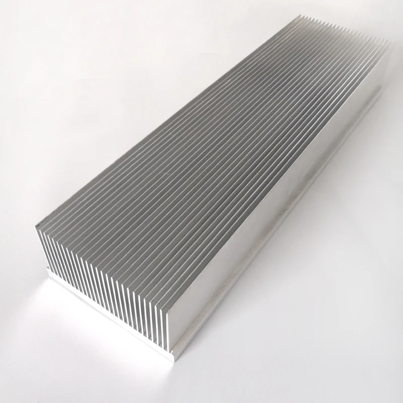 High fin extruded aluminum heatsink profile 121.5(W)*62(H)mm