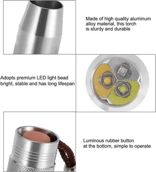 Professional Ultra-Bright Rechargeable Battery UV 365nm 3 LED Flashlight Gemstone Torch Appraisal Light for Opal & Jade Jewelry