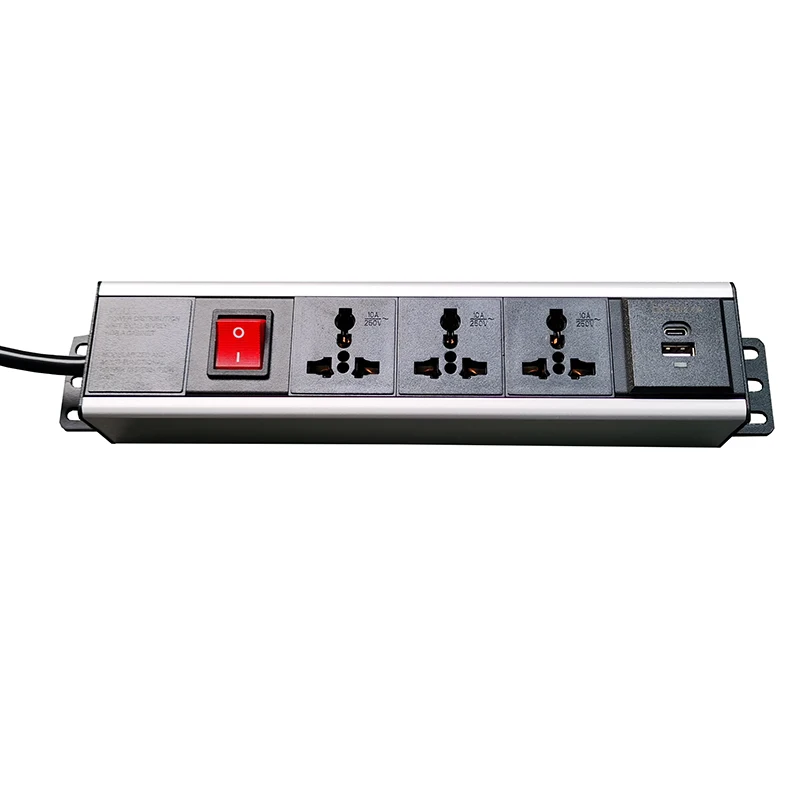 Универсальный двойной USB-кабель PDU 3 для зарядки A + C м штепсельная вилка стандарта