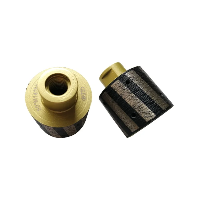 2 Inch Resin Filled Zero Tolerance Diamond Grinding Drum Wheels Diamond Tools