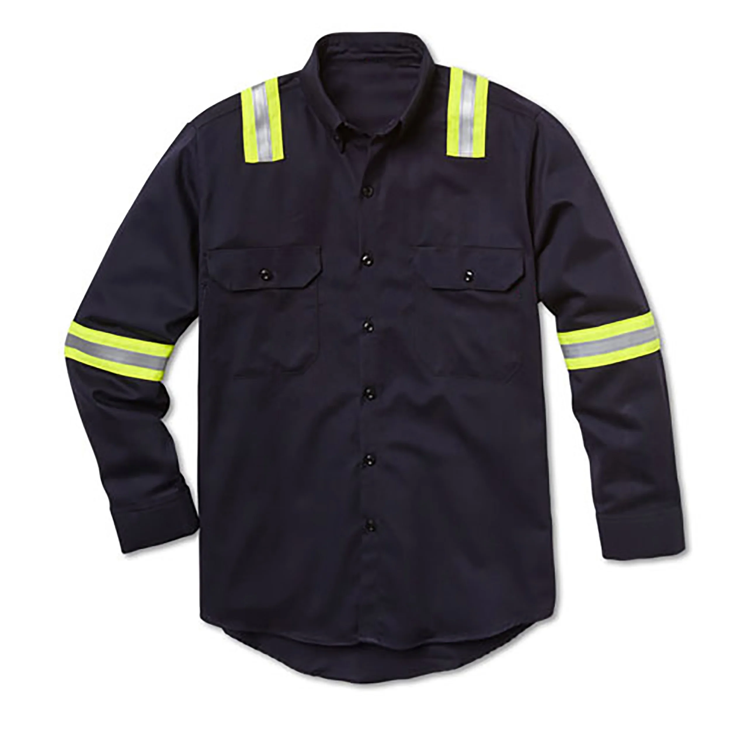 Custom Work Clothes Long Sleeve Breathable Sloid Shirts Men Work Shirt Construction Workwear
