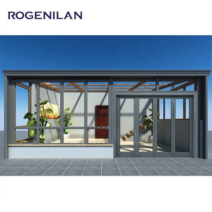 Price of Latest Aluminum Frame Diy Sunroom Designs Guangdong Aluminium Glass &
