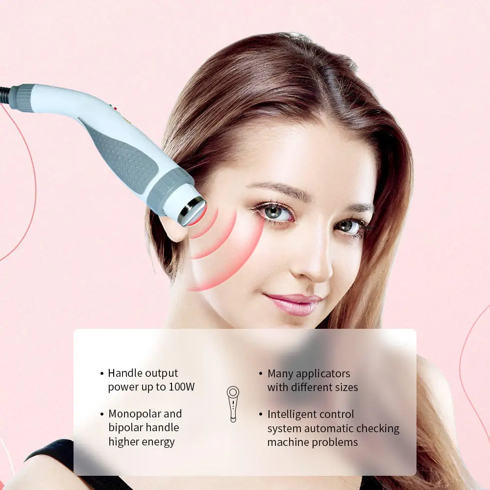 Portable Slim Face Lifting Machine Skin Tightening Facial monopolar RF machine radio frequency