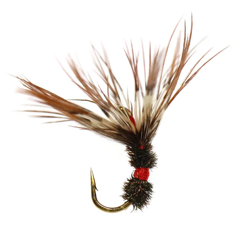 Fly Fishing Lures Insect Dry Floating With Fly Fishing Hook Artificial Hard Bait Trout Dry Fly Set Fishing Tackle