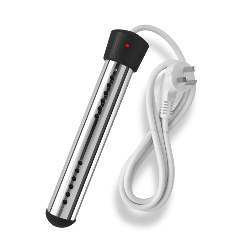 Погружной нагреватель 1500 Вт, погружной водонагреватель с защитой из нержавеющей стали, погружной нагреватель для кемпинга и