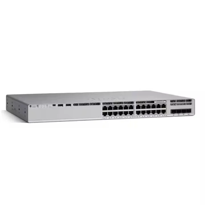 C9200L-24P-4X-E Layer 2 Gigabit 24 port POE+ Switches Cisco Network Switch C9200L-24P-4X-E