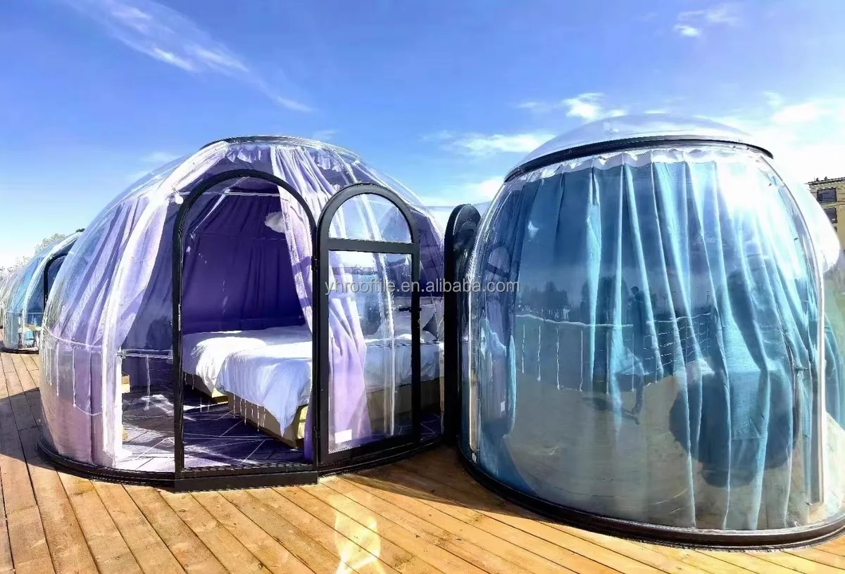 Detachable 3.5 diameter bubble room starry sky room dome tents Outdoor luxury hotel tents Capsule House mini greenhouse