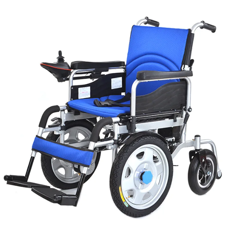 2024 New Folding Electric Wheelchair Lightweight Folding Portable Travel Wheelchair Used For Sale